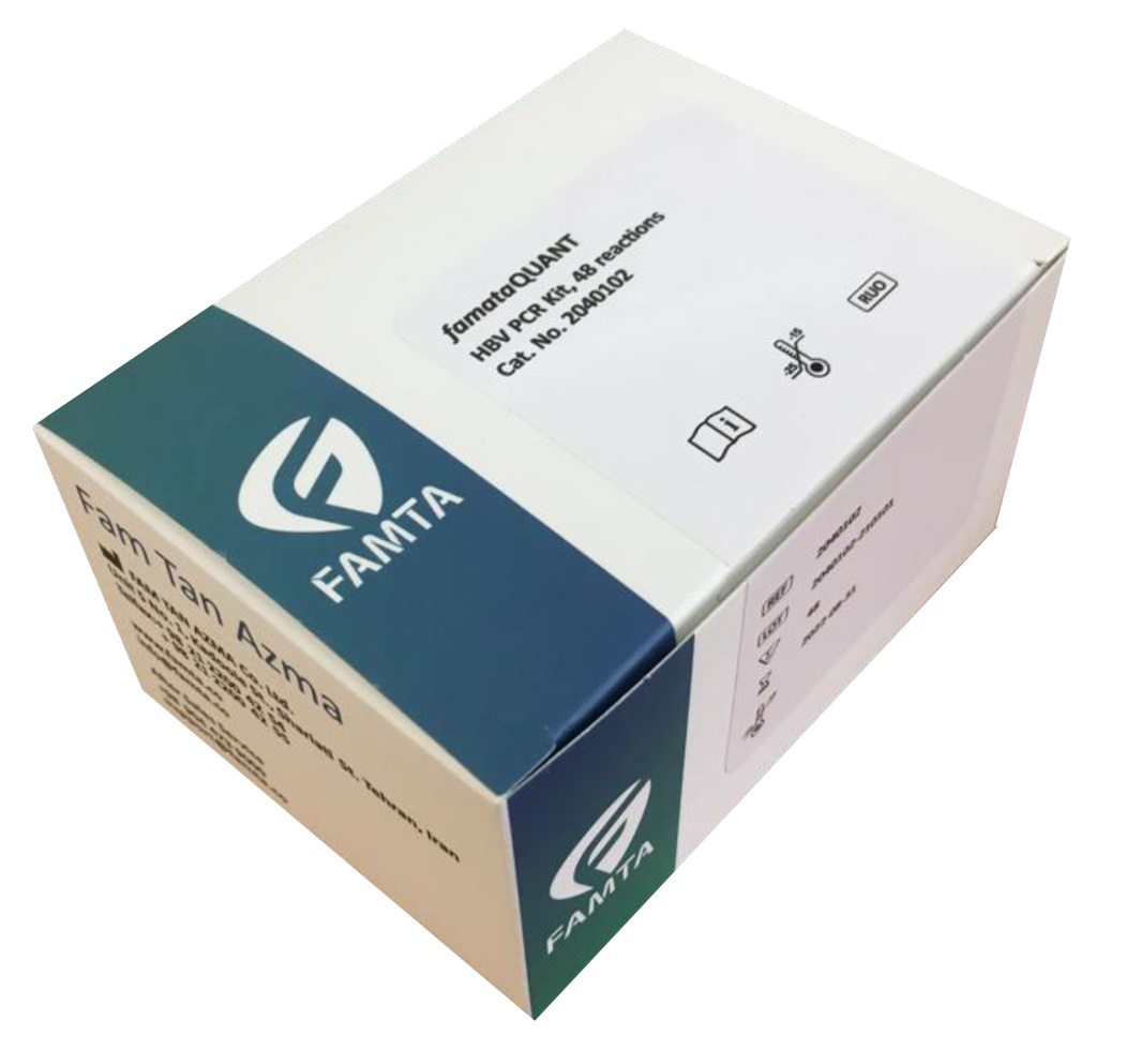 کیت تشخیص مولکولی کمی ویروس هپاتیت B - famtaQUANT HBV Real Time PCR Kit - FAMTA - کیت - سلولی و مولکولی - فام‌تن آزما