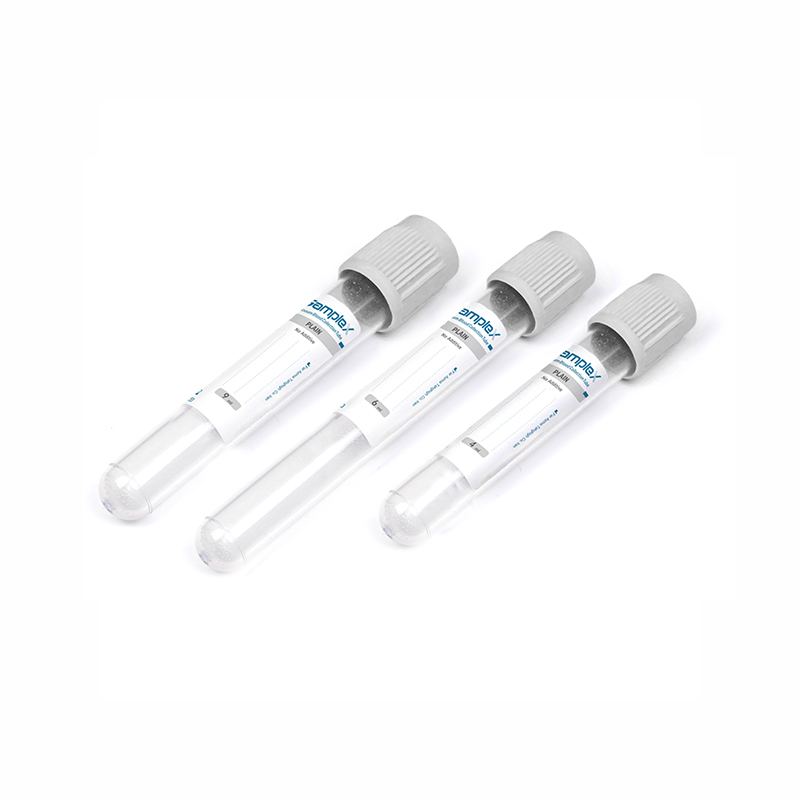 لوله وکیوم خونگیری بدون افزودنی حجم 6 میلی لیتر -  No additive Tube ( Plain ) 6ml - Samplex - مصرفی - نمونه گیری - فرآزما تحقیق