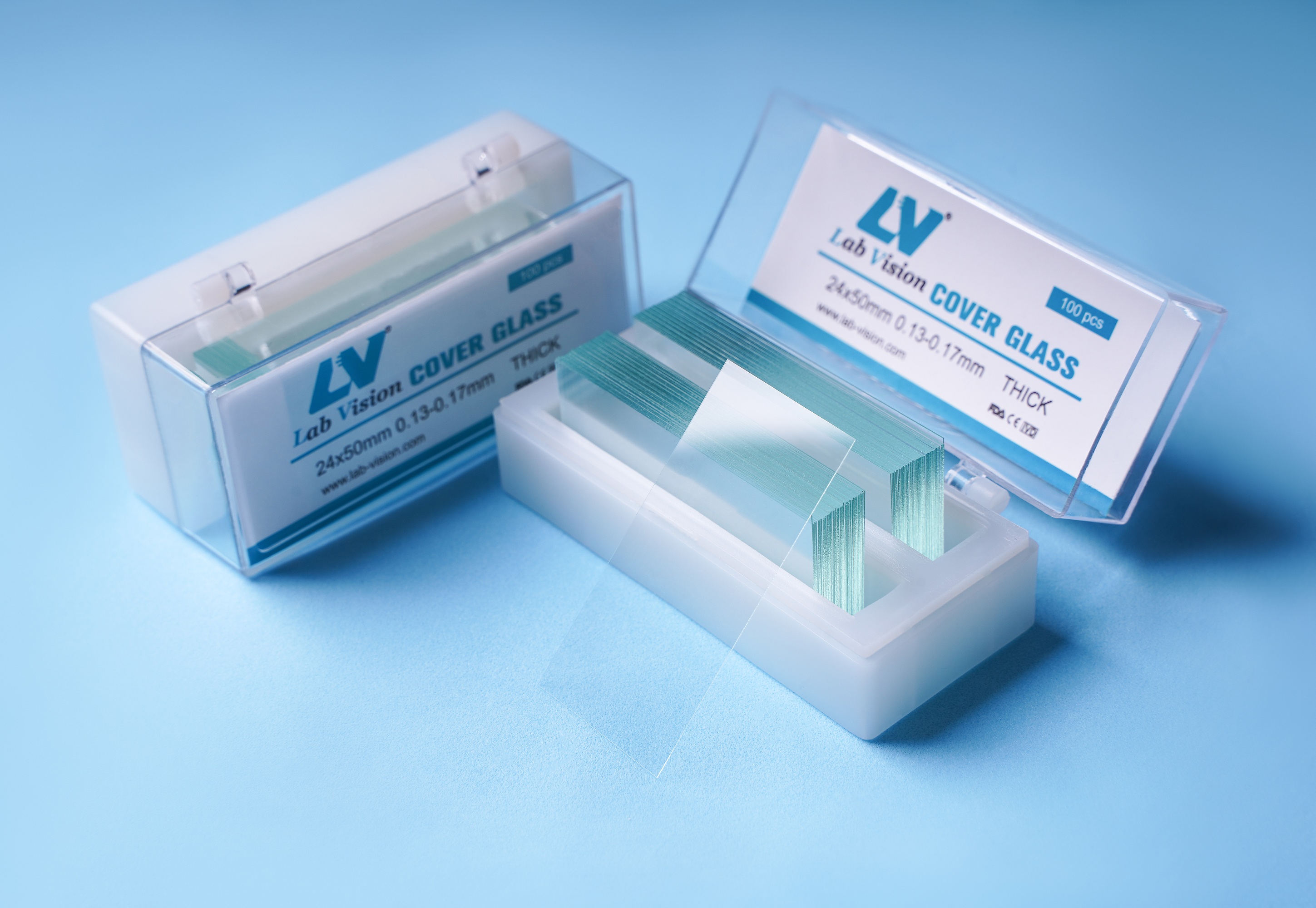 لامل 50*24 - Cover Glass 24*50 - LABVISION (LV) - مصرفی - پاتولوژی و سیتولوژی - نوآوران تشخیص طب کاسپین