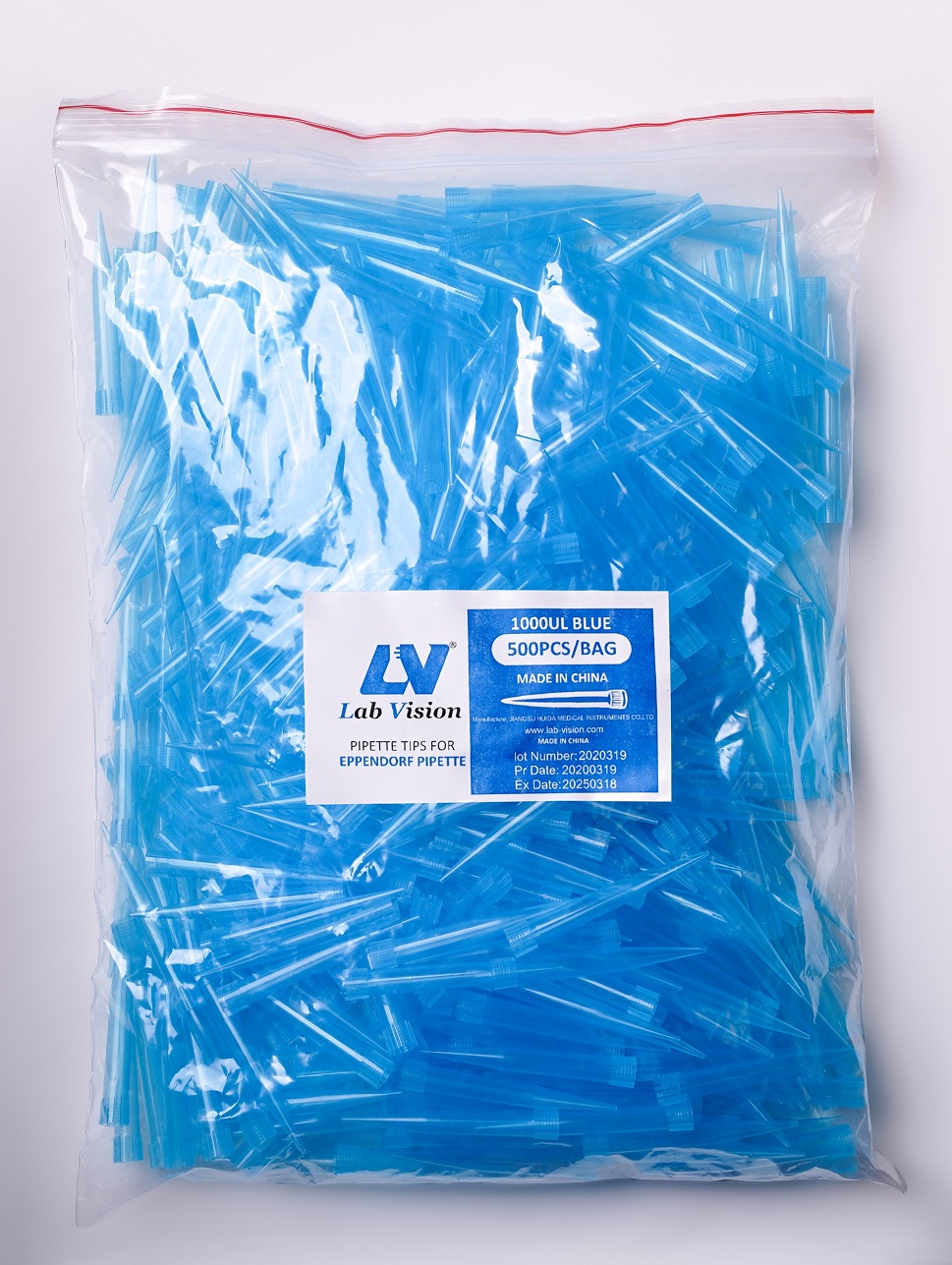 نوک سمپلر 1000 لاندا آبی اپندروف - Eppendorf Pippete Tips Blue Color 1000UL - LABVISION (LV) - مصرفی - نمونه گیری - نوآوران تشخیص طب کاسپین