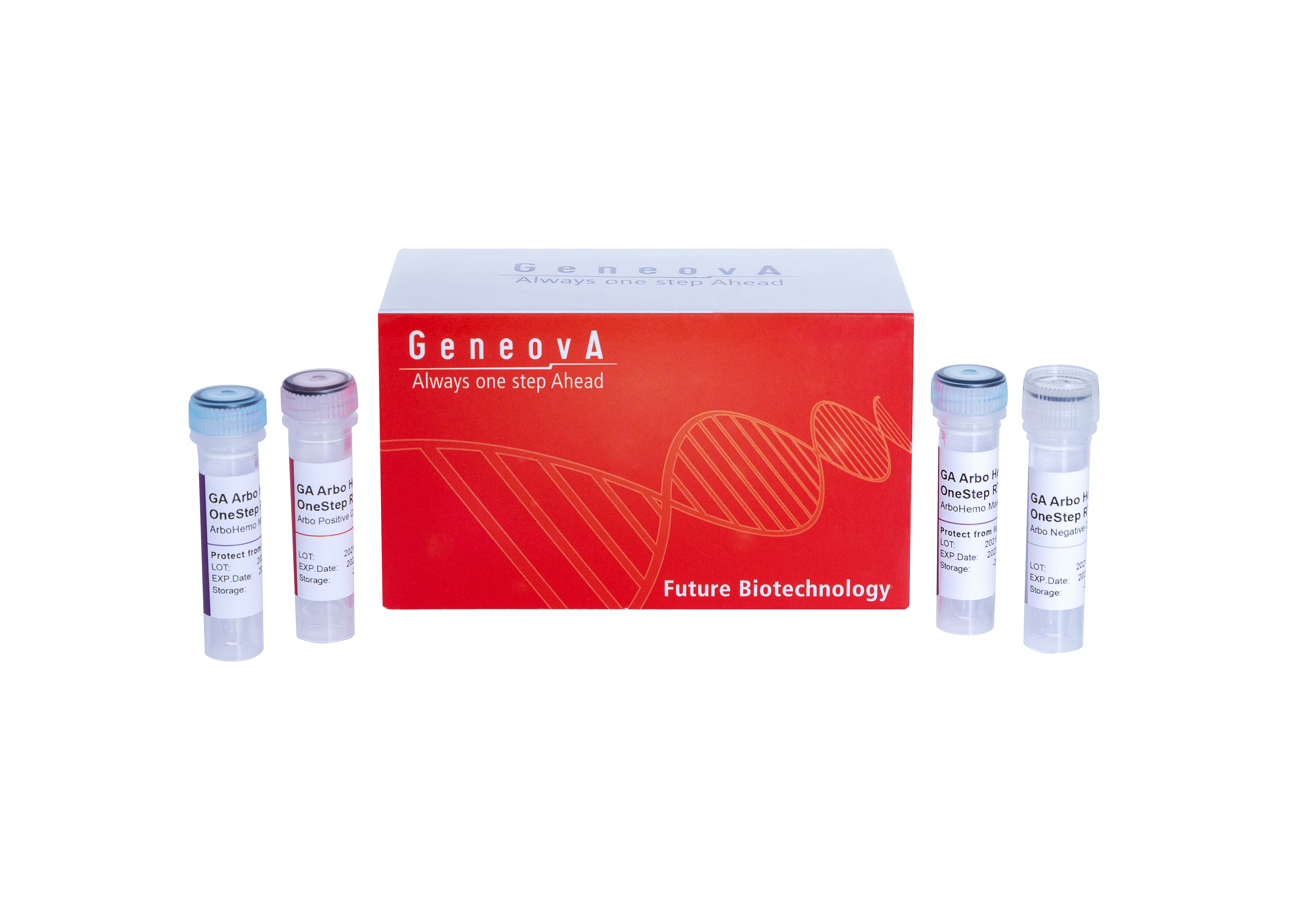 	کیت تشخیص آربو ویروس های هموراژیک - GA Arbo Hemorrhagic one step RT-PCR kit - ژنوا - کیت - سلولی و مولکولی - توسعه بن دا فرآور