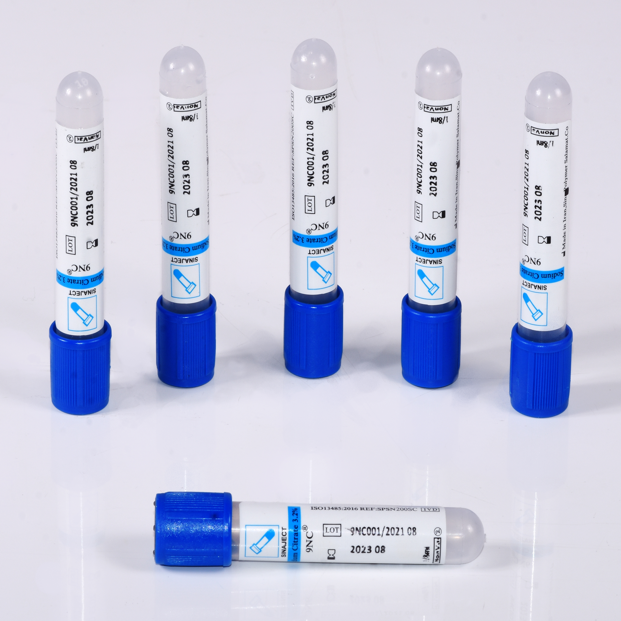   لوله خونگیری  PT-PTT SODIUM CITRATE 3.2% 12*75      PET    وکیوم -  PT-PTT SODIUM CITRATE 3.2% 12*75      PET  -VACUM - SINAJECT - مصرفی - سایر - سینا پلیمر سلامت 