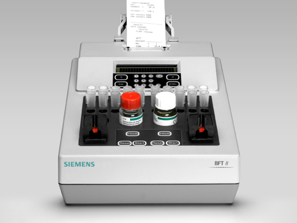 دستگاه نیمه اتوماتیک انعقادی زیمنس - BFTII - Siemens - دستگاه - بیوشیمی - فن آوری آزمایشگاهی