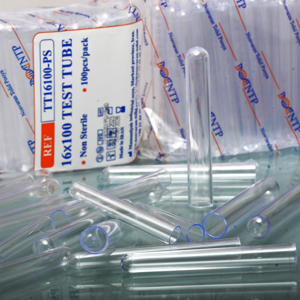 لوله آزمایش 100×12 - Test Tube - نوآوران تولید پویا    NTP - مصرفی - سایر - نوآوران طب بین الملل