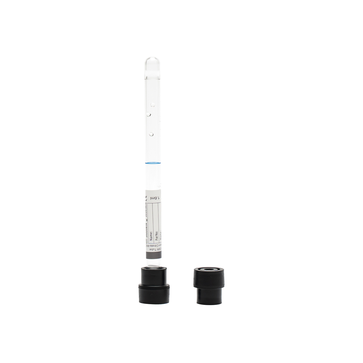 لوله خون گیری 1.6 میلی لیتر ESR وکیوم - Vacuum Blood Collection Tube , Slender ESR Tube , PET, 1.6 ml - Shondong Chengwu - مصرفی - نمونه گیری - نوآوران طب بین الملل