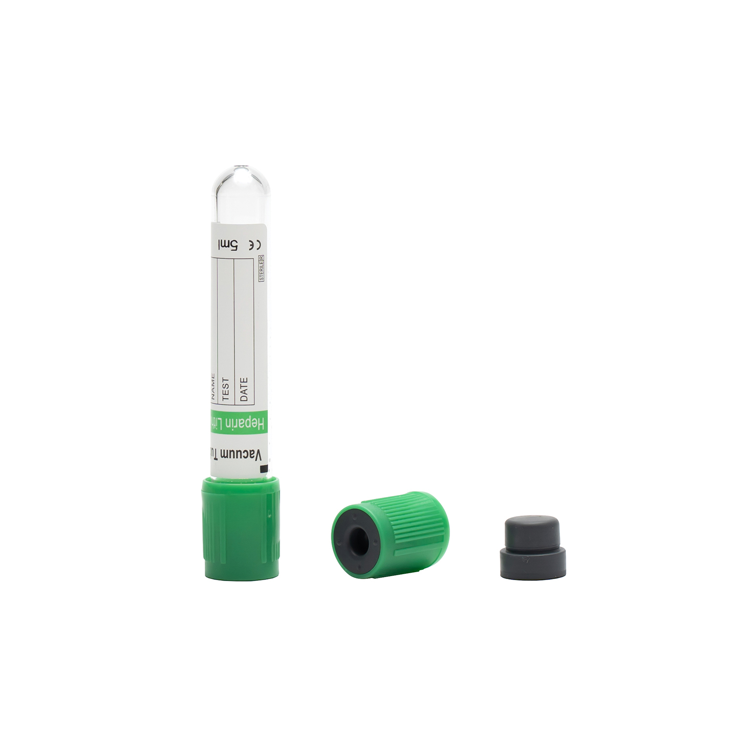 لوله خون گیری 5 میلی لیتر لیتیم هپارین وکیوم - Vacuum Blood Collection Tube , Lithium heparin Tube , PET, 5 ml - Shondong Chengwu - مصرفی - نمونه گیری - نوآوران طب بین الملل