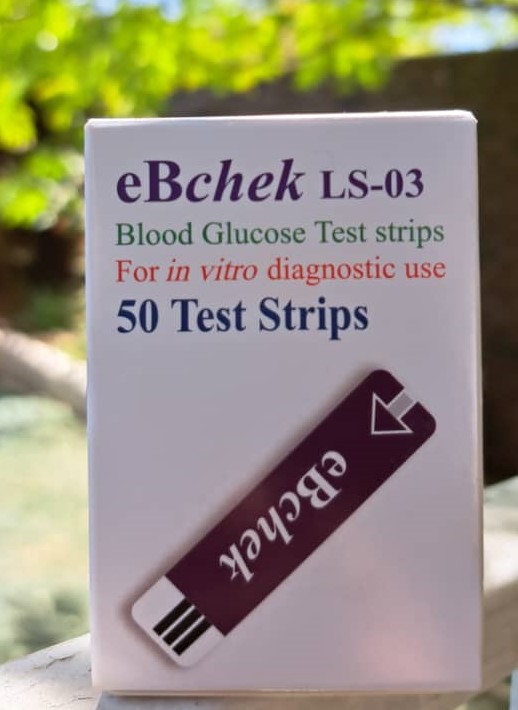 نوار تست قند خون - eBchek test strip - eBchek - مصرفی - سایر - زیست آزما طب