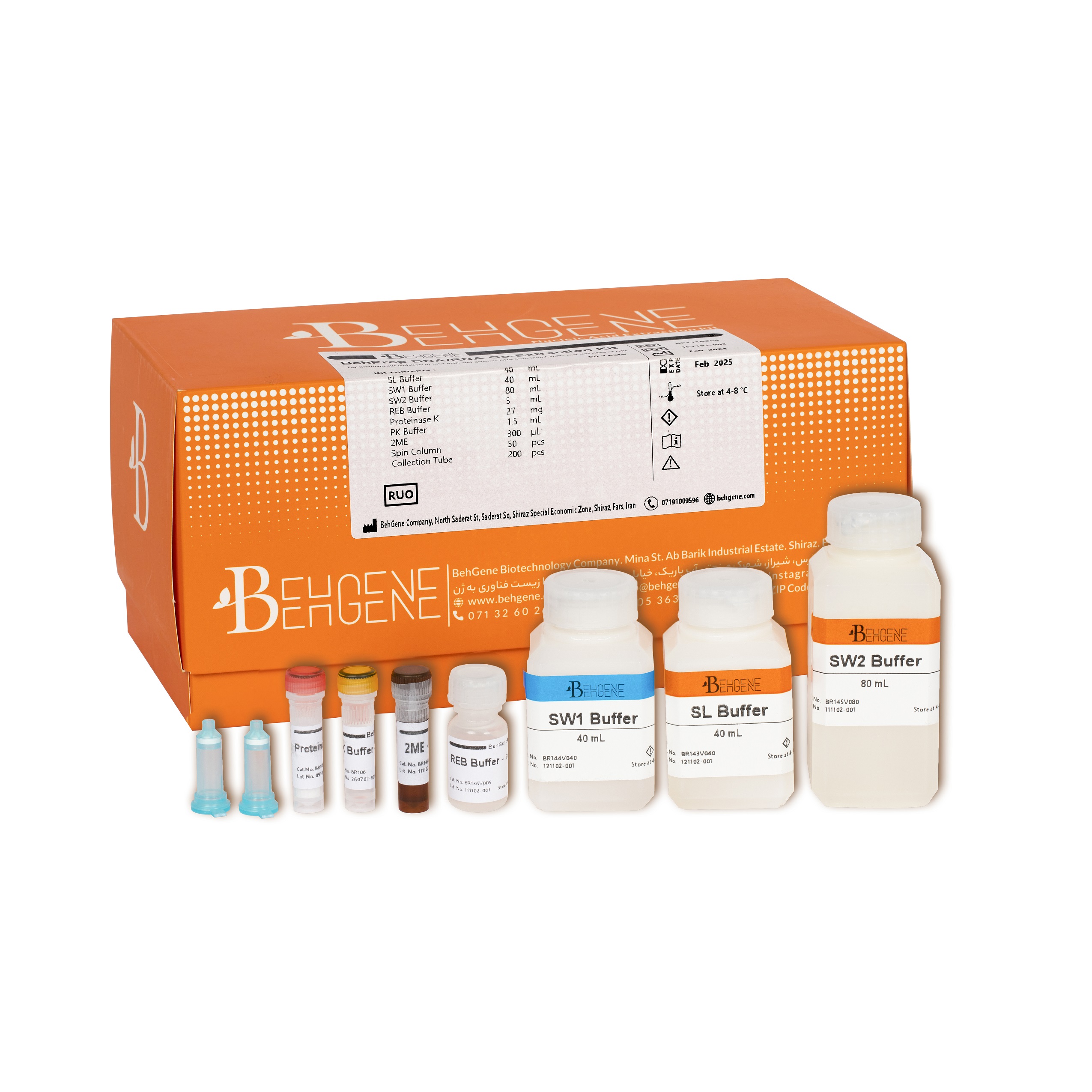 استخراج همزمان DNA/RNA - BehPrep DNA/RNA Co-Extraction - VistaBehGene - کیت - سلولی و مولکولی - شرکت ویستا زیست فناوری به ژن